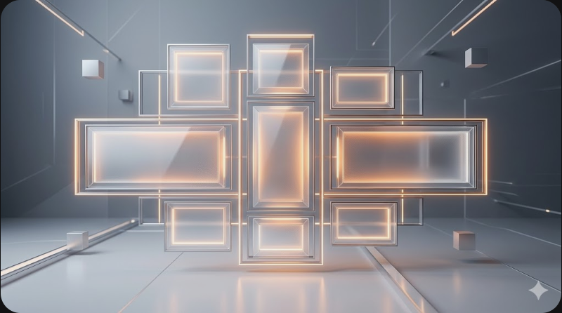 애드센스를 넘어선 수익 다각화 채널들을 형상화한 프리미엄 3D 일러스트